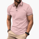 Kian - Modernes Poloshirt – Rosa