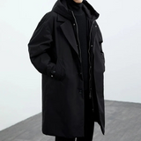 Greta™ | Wasserdichte und winddichte Jacke mit Kapuze – Schwarz