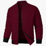 Wärmende Jacke für Herren - stylisch, bequem und modern – Weinrot