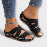 Sasena – Orthopädische Sandalen für täglichen Komfort – Schwarz