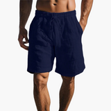 Badeshorts mit Kordelzug für Herren - bequem & leicht – Dunkelblau