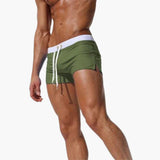 Badeshorts für Männer – Schnelltrocknende Badehose für den Sommer – ArmeeGrün