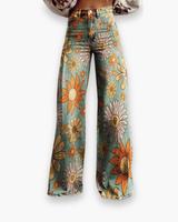 Damen Elegante Stoffhose | Vielseitig und Bequem – Blüte