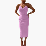 Elegantes trägerloses Kleid für Frauen - figurbetont und stilvoll – Rose