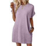 Evasha | Entspanntes Sommerkleid – Helllila