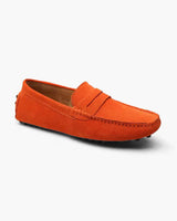 Matthew | Old Money Slip on Herren Wildleder Mokassin – Orange