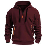 Nils | Stylischer Hoodie – Rot