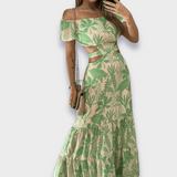 Figurbetontes Damenkleid Aus Premiumstoff – Eleganter Stil Für Festliche Anlässe – Grün
