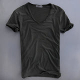 Brett – Bequemes, lässiges Herren-T-Shirt – Grau
