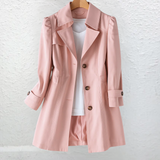 Maliah - Ganzjahres-Trenchcoat – Rosa