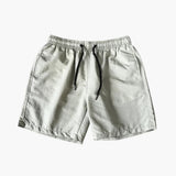 Herren Sommer Shorts mit Kordelzug und Schnelltrocknung – Grau