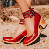 Serelia - Elegante Stiefeletten – Rot