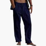 Freizeithosen für Herren – Relaxed Fit mit bequemer Taille – Marineblau