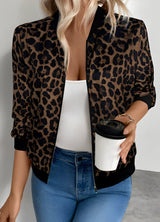 Alexia - Stilvolle Bomberjacke – Braun