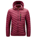 ALBERTO – Winterjacke für kalte Tage mit optimaler Wärme – Rot