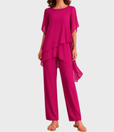 Haloria - Fließender Zweiteiler – Rosa