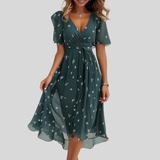 Naomie – Elegantes Sommerkleid für Frauen – Grün