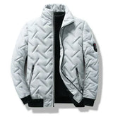 Brady | Stylische Winterjacke – Weiß Schwarz