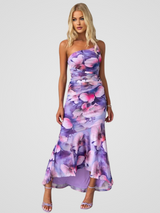 FLEUR MIRAGE DRESS – Lila