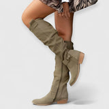Riza | Elegante Damenstiefel – Grün