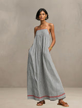 Janne | Sommer-Maxikleid – Schwarz
