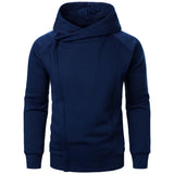 Ragnvald - Crossover Kapuzenjacke Mit Reißverschluss – Marineblau