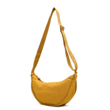 Eliana - Elegante Halbmond-Umhängetasche – Gelb