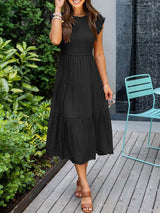 Isabelle - Lässiges Sommerkleid – Schwarz