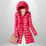 Elva™ | Ultraleichte Daunenjacke – Rot
