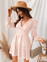 Thea - Stilvolles Mini-Kleid in A-Linie für Damen – Rosa