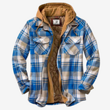 Emanuel™ - Klassische Karierte Premiumjacke – Hellblau