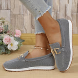 Monica – Loafer für Damen – Lässig und schlicht – Grau