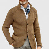 James | Geknöpfte Strickjacke – Hellbraun
