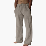 Leichte Relaxed Fit Hose für Herren - bequem & luftdurchlässig – Grau