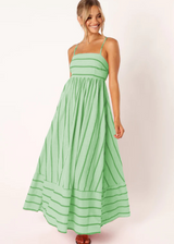 DE LUMI FESTKLEID – Grün
