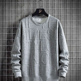 Herren-Rundhals-Pullover -MATIS – Grau