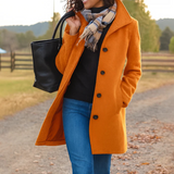 Leila™ | Klassischer Mantel – AUSVERKAUFT Orange