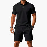 Nathan | Sommer-Polo-Set – Schwarz
