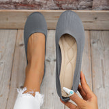 Orthopädische Damen-Ballerinas mit Komfortsohle & klassischem Design – Mia – Grau