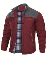 Proctor - Lässige Langarmjacke Mit Taschen – Rot