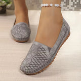 Efraya - Stilvolle Vintage Flats Sandalen – Grau