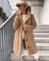 Kygo Flauschige Kunstpelzjacke im Oversize-Look – Kamel