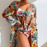 Charlotte | 3-teiliges Bikini-Set – Weiß
