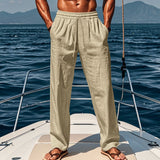 Timo | Atmungsaktive Baumwoll-Sporthose – Khaki