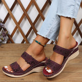 Emily | Leicht Gepolstert Schuhe – Burgunderrot