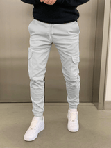 Laurent | Stilvolle und praktische Cargo-Jogger – Grau