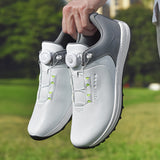 Fairway Pro™ Golfschuhe – Atmungsaktive und Komfortable Golfschuhe mit Überlegenem Grip – Weiß Grau