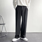 Moderne Bundfaltenhose – Schwarz