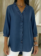 VERA | Die sichere Bluse für jeden Tag – Marineblau