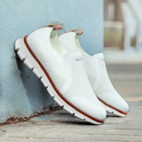 Herren Bequeme Atmungsaktive Slip-on-Schuhe | Modern – Weiß